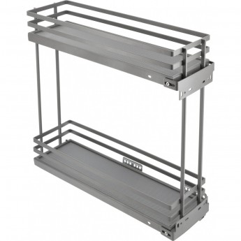 Двухуровневая боковая корзина GTV MOVIX PRO 200 KO-200BO-60, антрацит Двухуровневая боковая корзина GTV MOVIX PRO 200 KO-200BO-60, антрацит