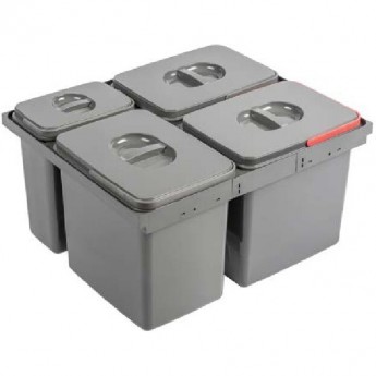 Комплект вёдер, антрацит GTV PB-93004162601 Комплект вёдер, антрацит GTV PB-93004162601