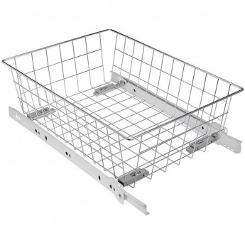 Корзина выдвижная с регулировкой 40IV, роликовая направляющая, белый GTV KO-SRPR200-40-10 Корзина выдвижная с регулировкой 40IV, роликовая направляющая, белый GTV KO-SRPR200-40-10