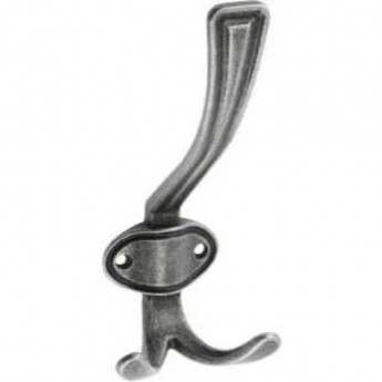 Крючок мебельный CORUNA, большой, античное серебро GTV WZ-CORUNA-D-07 Крючок мебельный CORUNA, большой, античное серебро GTV WZ-CORUNA-D-07