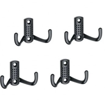 Крючок мебельный GTV WZ-B0-K23-20 черный (комплект 4 шт) Крючок мебельный GTV WZ-B0-K23-20 черный (комплект 4 шт)
