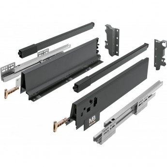 Модерн бокс квадратный L-250 средний, антрацит GTV PB-KW-KPL250B2 Модерн бокс квадратный L-250 средний, антрацит GTV PB-KW-KPL250B2