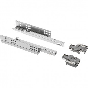 Направляющая нижнего монтажа 450 Modern Slide с доводчиком, неполное выдвижение GTV PB-GCHX-450 Направляющая нижнего монтажа 450 Modern Slide с доводчиком, неполное выдвижение GTV PB-GCHX-450