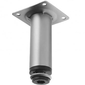 Ножка мебельная D-100, цвет мат. хром GTV NM-BD-100-05 Ножка мебельная D-100, цвет мат. хром GTV NM-BD-100-05