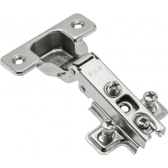 Петля накладная GTV CN09 с ответной планкой H-2 и еврошурупом, 45мм Петля накладная GTV CN09 с ответной планкой H-2 и еврошурупом, 45мм