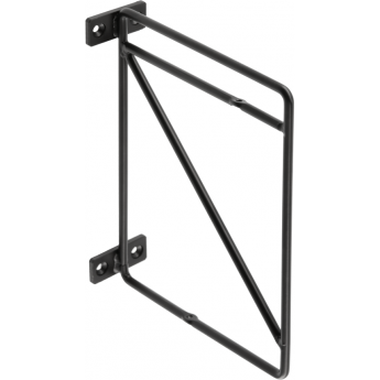 Полкодержатель GTV PP-ROD-20M, 210x160 мм, черный матовый (комплект 2шт) Полкодержатель GTV PP-ROD-20M, 210x160 мм, черный матовый (комплект 2шт)