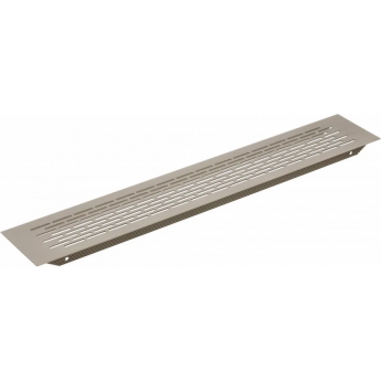 Решетка вентиляционная GTV 480х80 мм , светлый антрацит Решетка вентиляционная GTV 480х80 мм , светлый антрацит