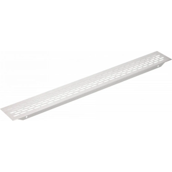 Решетка вентиляционная GTV 484х60 мм, шлифованная сталь Решетка вентиляционная GTV 484х60 мм, шлифованная сталь