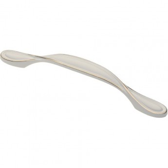 Ручка ROYAL5 128 белый/золото GTV UZ-ROYAL5-128-10-03 Ручка ROYAL5 128 белый/золото GTV UZ-ROYAL5-128-10-03