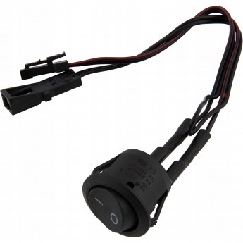 Выключатель клавишный, черный GTV AE-WLC01-20 Выключатель клавишный, черный GTV AE-WLC01-20