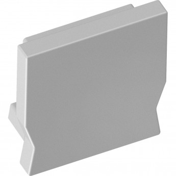 Заглушка GTV PA-ZASGLAXMNKK-00 для профиля GLAX MINI квадратная, цвет серебристый 10 шт