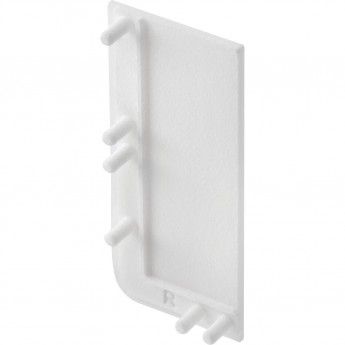 Заглушка закрытая правая для L-профиля VELLO GTV PA-ZASVELLO-LPP-05 серая